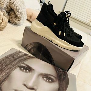 JLO 9M Black with Gold Sneakers/Shoes